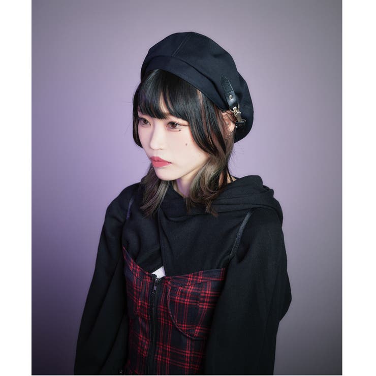 バックル付きベレー 帽子 ベレー帽[品番：WG010086405]｜WEGO