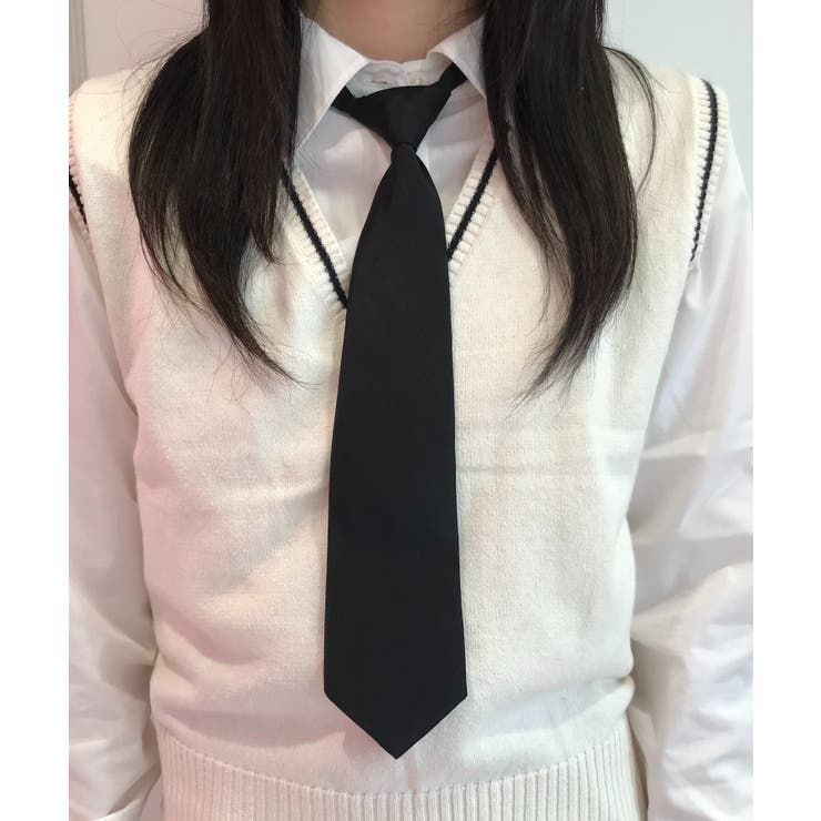 ブラック | ムジスクールネクタイ 制服 学校 | WEGO【WOMEN】