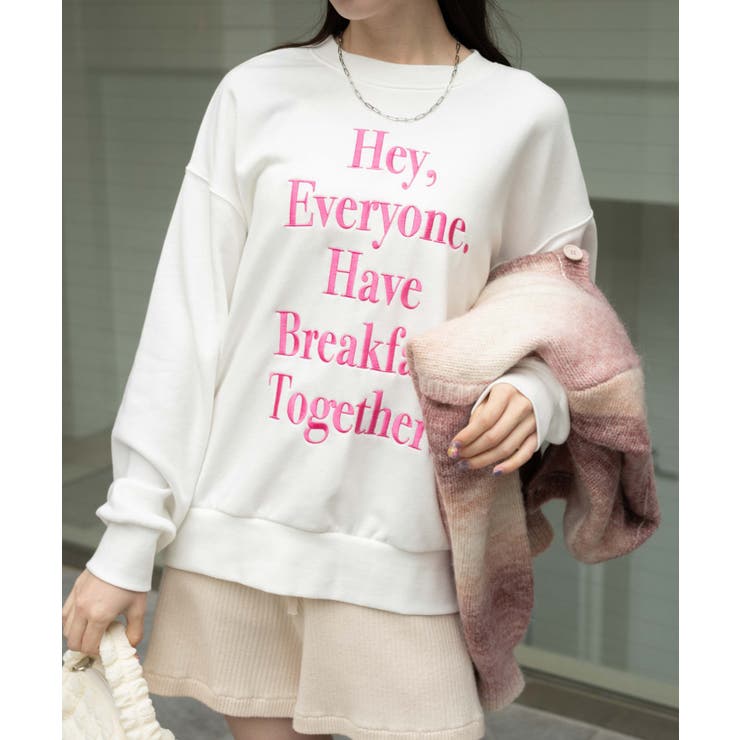 グラフィックルーズスウェット 韓国 韓国ファッション | WEGO【WOMEN】 | 詳細画像5 