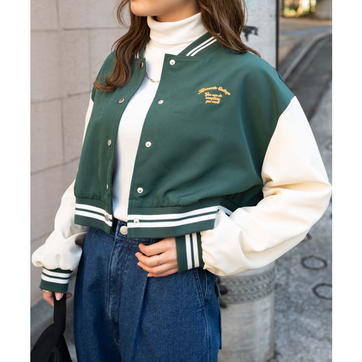 ショートスタジャン レディース 春 | WEGO【WOMEN】 | 詳細画像1 