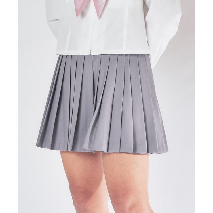 フレアプリーツスカート スクール 学校 制服 女子高生 JK 女子