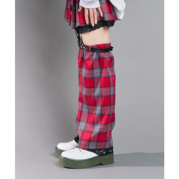 チェックロングレッグカバー サブカル 地雷 | WEGO【WOMEN】 | 詳細画像3 