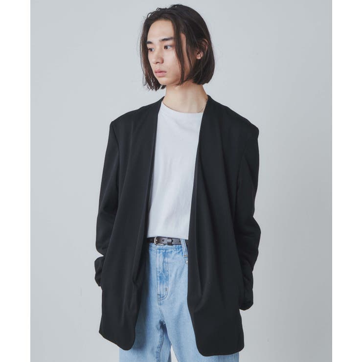 ブラック | ノーカラージャケット | WEGO【MEN】