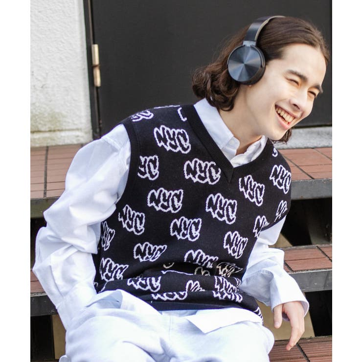 総柄JQDベスト メンズ レディース | WEGO【MEN】 | 詳細画像1 