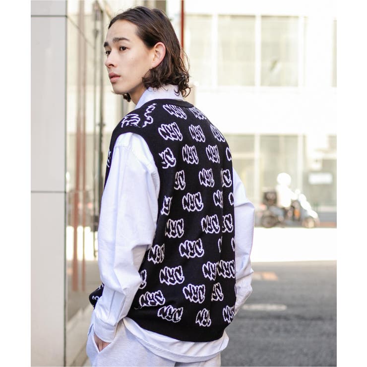 総柄JQDベスト メンズ レディース[品番：WG010087227]｜WEGO