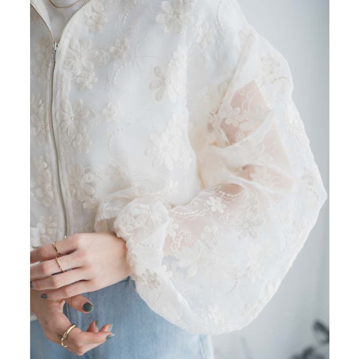 レースシアーパーカー レディース 春 | WEGO【WOMEN】 | 詳細画像5 