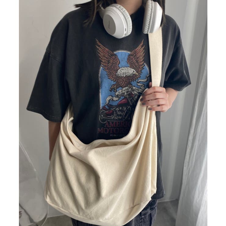キャンバスBIGショルダー レディース 春 | WEGO【WOMEN】 | 詳細画像1 