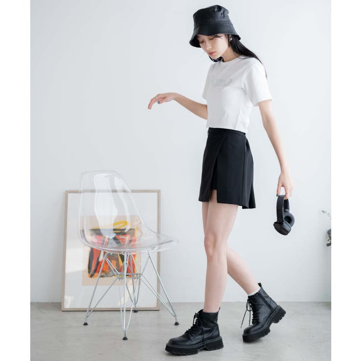 ラインストーンちびT レディース 春[品番：WG010087437]｜WEGO【WOMEN