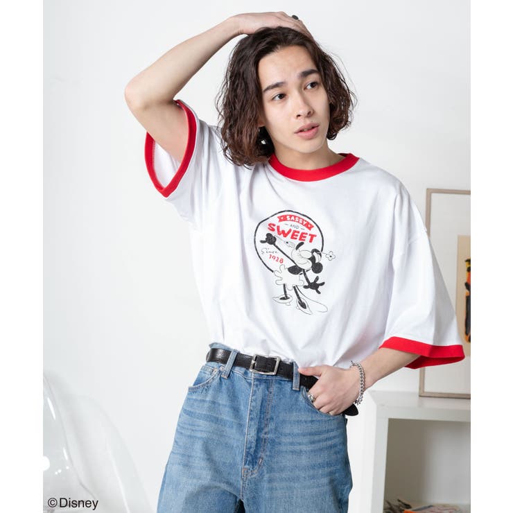 別注DisneyリンガーTシャツ メンズ レディース[品番：WG010087441  