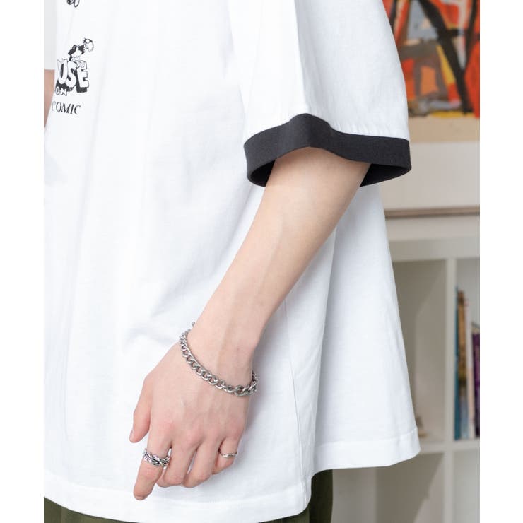 別注DisneyリンガーTシャツ メンズ レディース | WEGO【WOMEN】 | 詳細画像3 