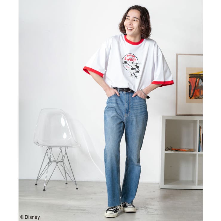 別注DisneyリンガーTシャツ メンズ レディース | WEGO【WOMEN】 | 詳細画像8 