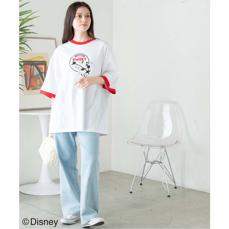 別注DisneyリンガーTシャツ メンズ レディース | WEGO【WOMEN】 | 詳細画像24 