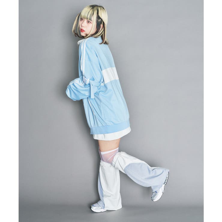 ベルト付きバイカラージャージ レディース 春 | WEGO【WOMEN】 | 詳細画像2 