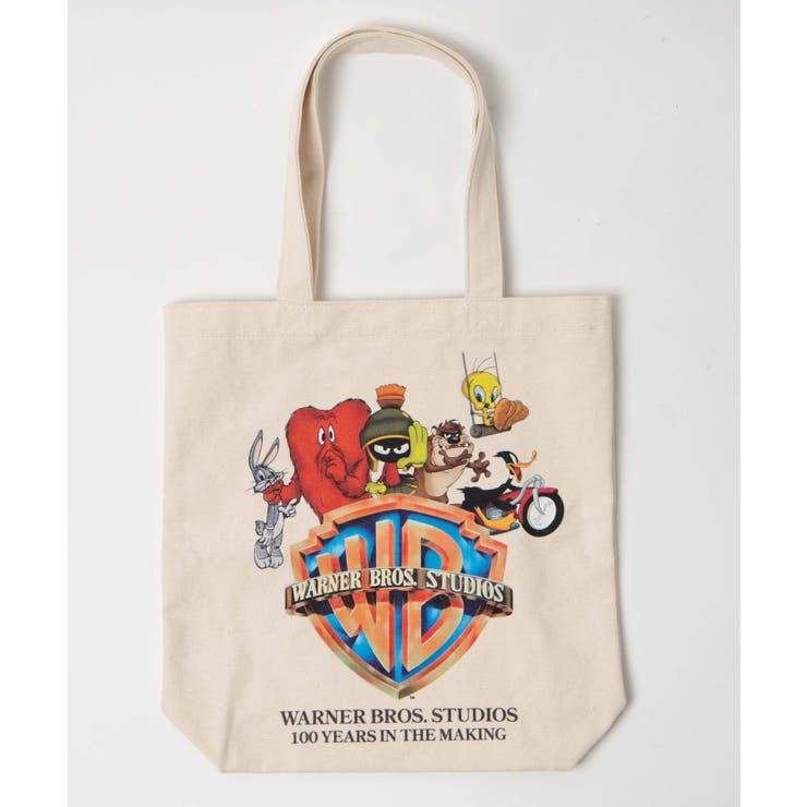 【新品未使用】　US限定品　Warner bros. studio トートバッグ 2025年最新】Warner Bros 素材：キャンバス/コットン トート