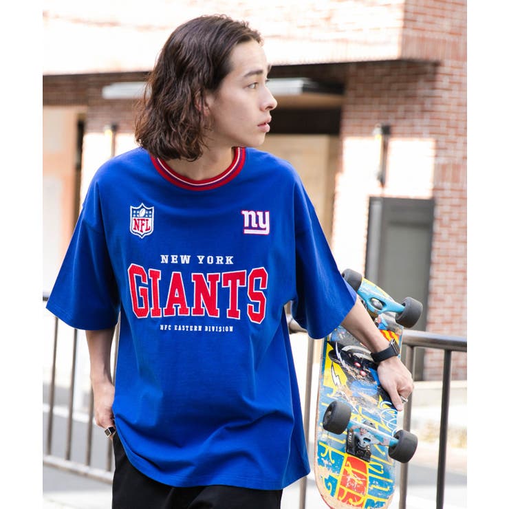 NFL NEW YORK GIANTS 長袖Tシャツ アメフト XL ブルー - Tシャツ