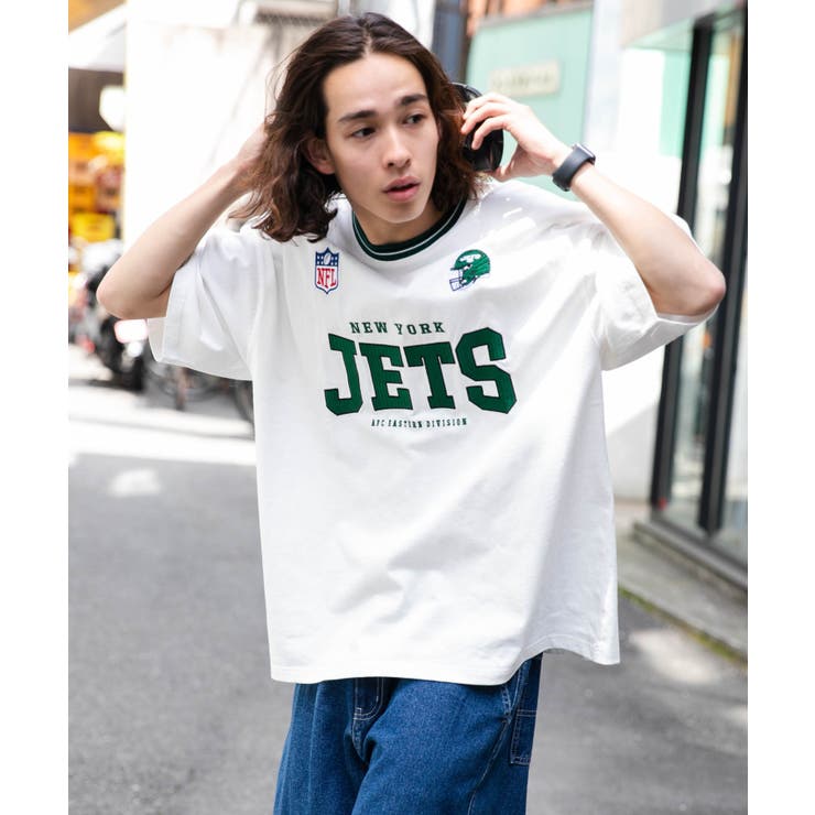 別注 NFL ラインリブ刺繍Tシャツ[品番：WG010087733]｜WEGO【WOMEN