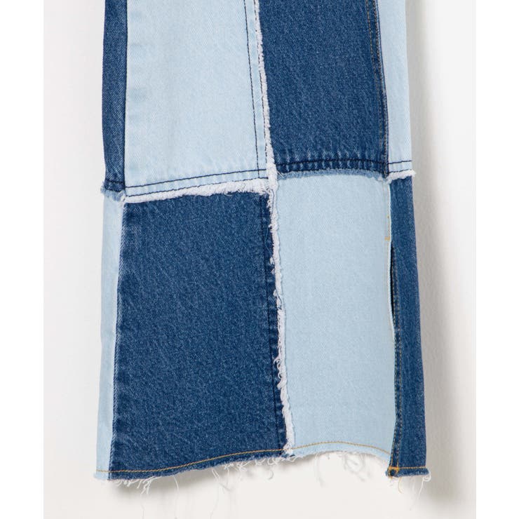 WEGOパッチワークデザイン デニムパンツ Lサイズ ドラゴン刺繍デニムパンツ[品番：WG010091486]｜WEGO【WOMEN
