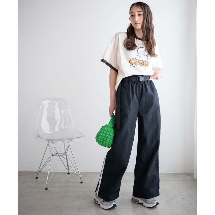 トラックパンツ ナイロンズボン レディース VANS ヴァンズ ナイロン