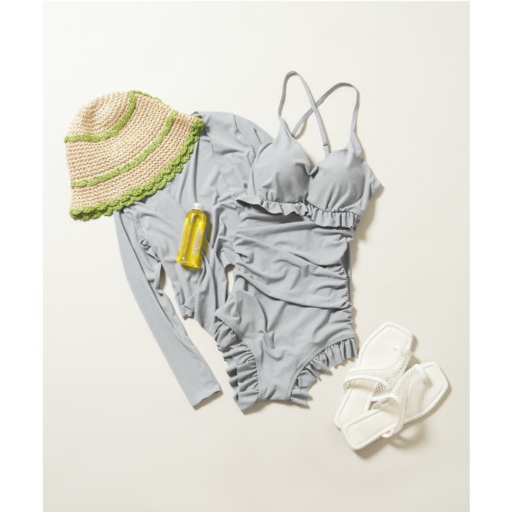 水着 ボレロセットリブフリルスウィムウェア レディース | WEGO【WOMEN】 | 詳細画像3