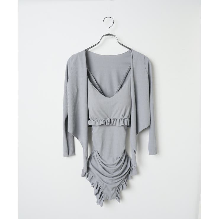 水着 ボレロセットリブフリルスウィムウェア レディース | WEGO【WOMEN】 | 詳細画像5