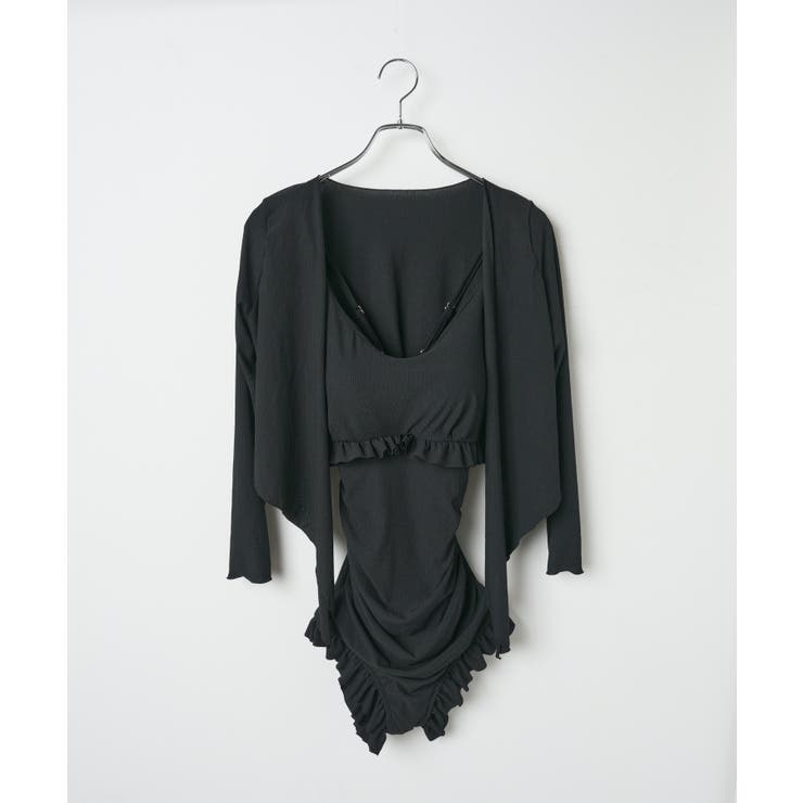 水着 ボレロセットリブフリルスウィムウェア レディース | WEGO【WOMEN】 | 詳細画像6