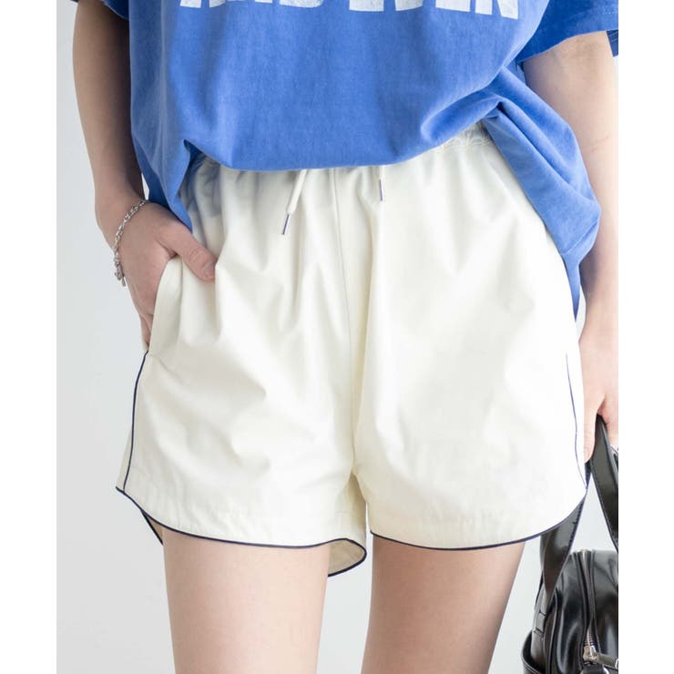 パイピングランニングショーツ レディース 春[品番：WG010087848