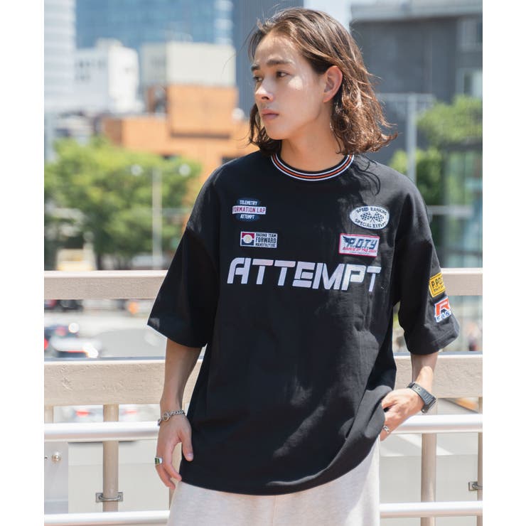 ヘビーウエイトラインリブレーシングTシャツ メンズ レディース