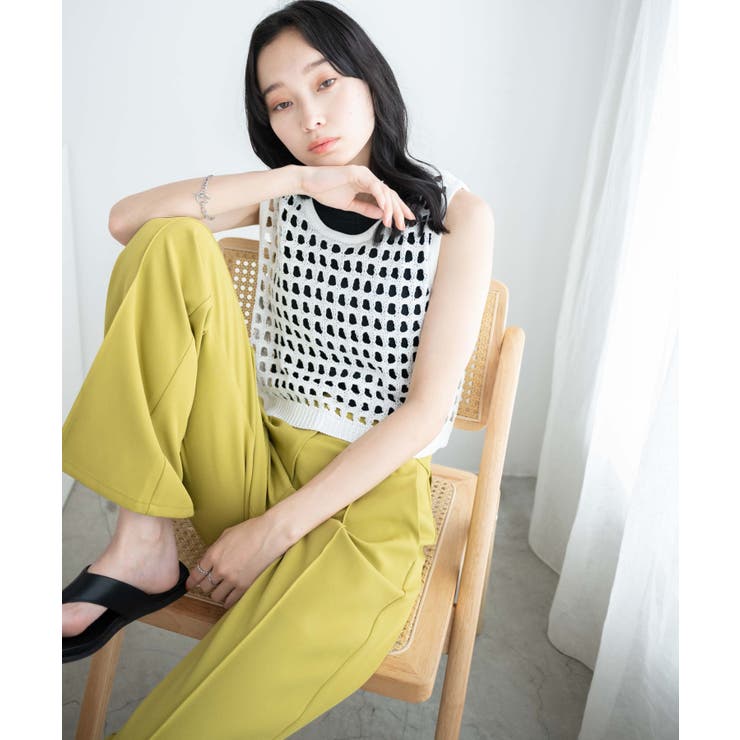 メッシュニットタンク レディース 春[品番：WG010088089]｜WEGO【WOMEN