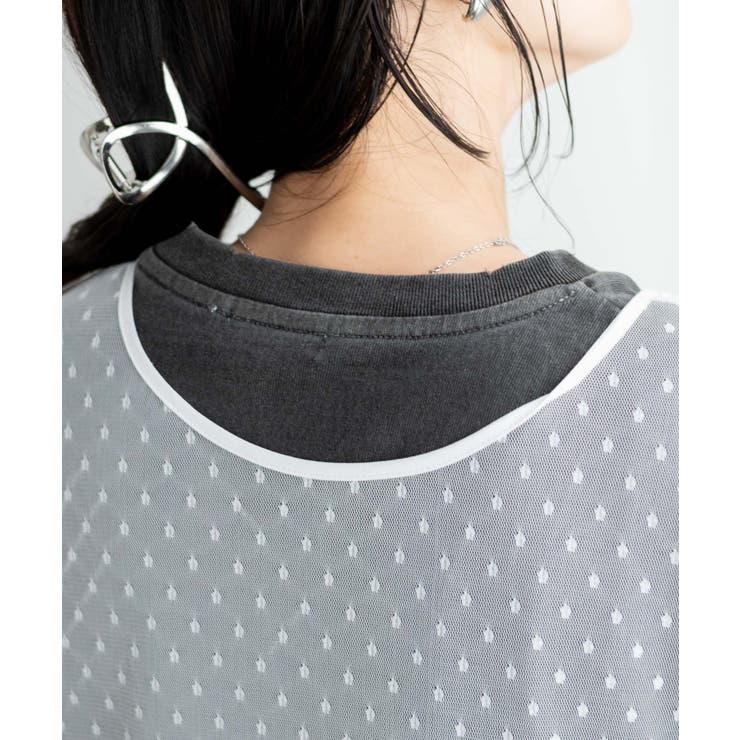 マルチWAYドットチュールリボンロングワンピース レディース 春 | WEGO【WOMEN】 | 詳細画像5 