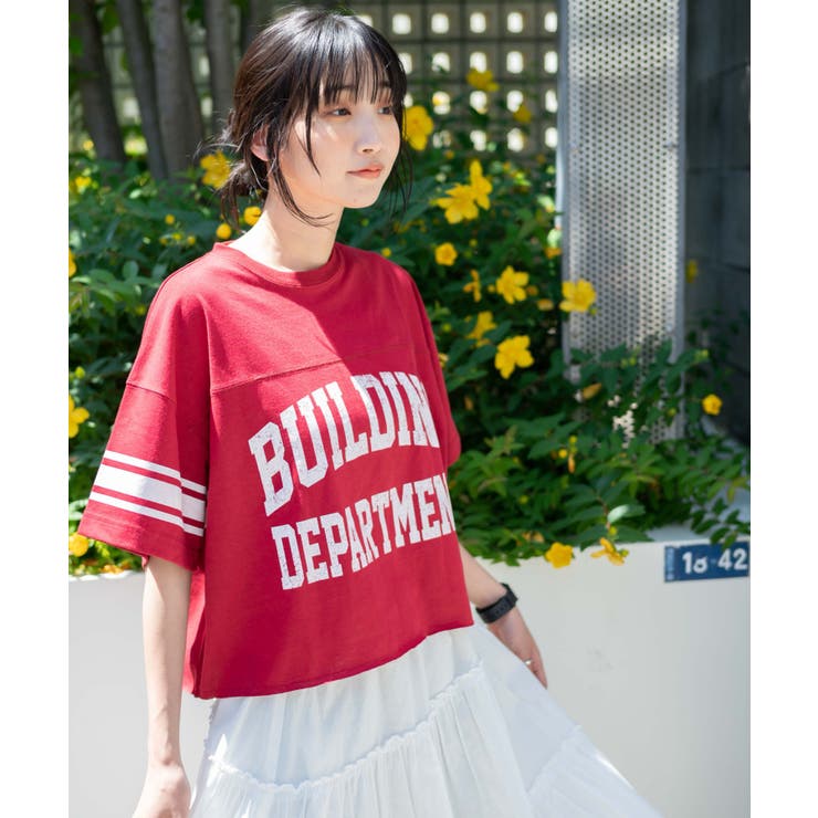 フットボールショートT レディース 春[品番：WG010088239]｜WEGO