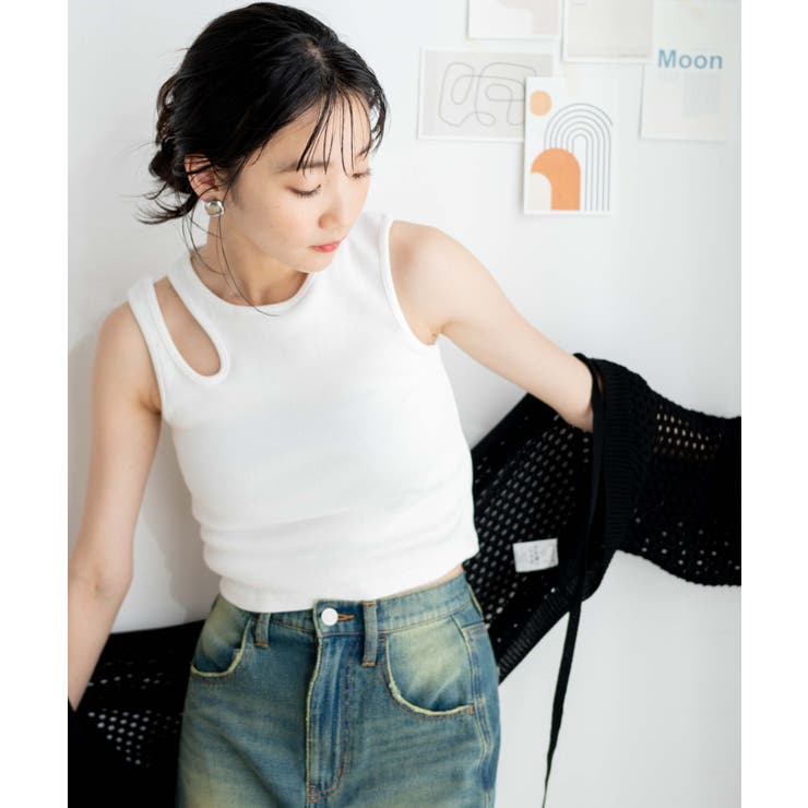 カットアウトショルダータンク レディース 春 | WEGO【WOMEN】 | 詳細画像14 