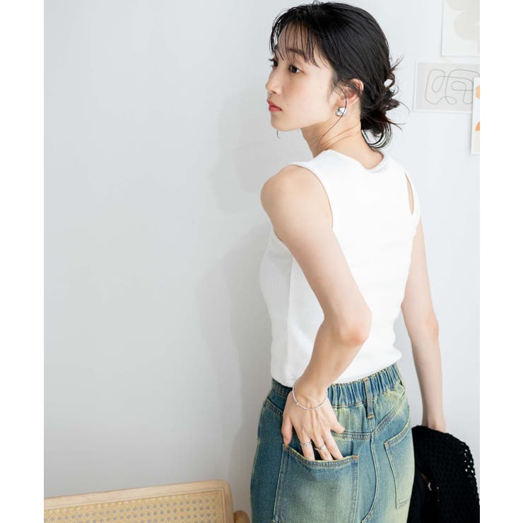 カットアウトショルダータンク レディース 春 | WEGO【WOMEN】 | 詳細画像18 