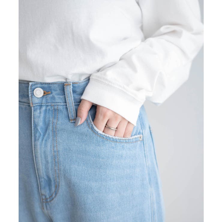 ルーズストレートデニムパンツ レディース 秋 | WEGO【WOMEN】 | 詳細画像8 