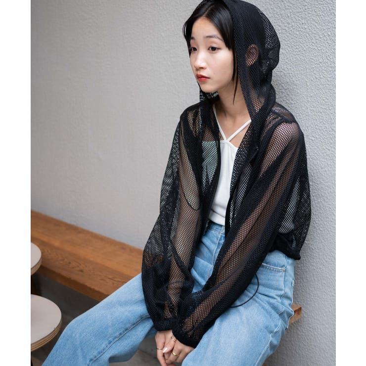 メッシュパーカー レディース 春[品番：WG010088295]｜WEGO【WOMEN