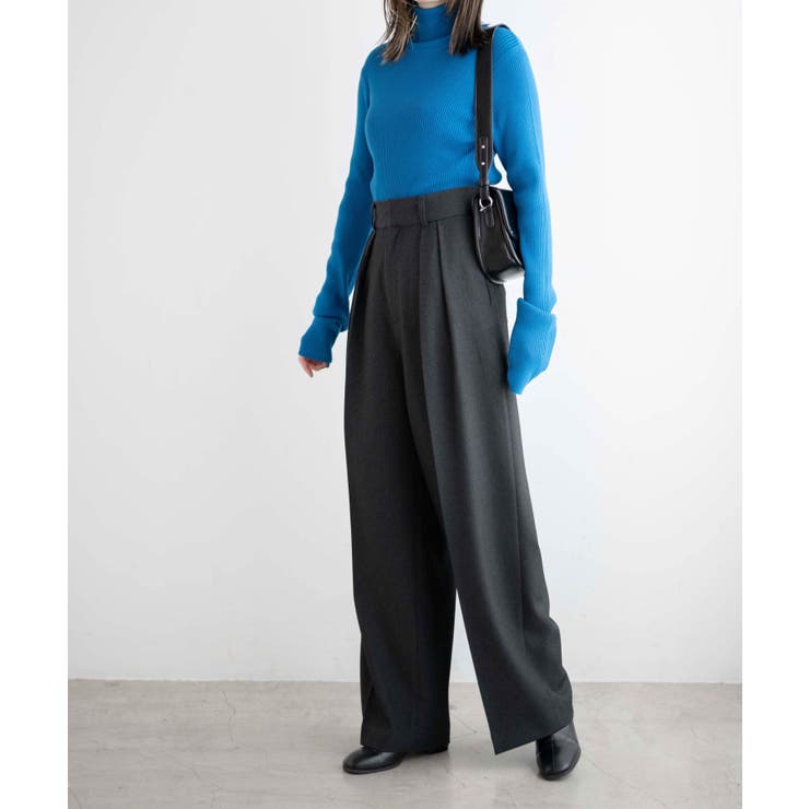 ハイウエストタックワイドスラックパンツ レディース  秋[品番：WG010088310]｜WEGO【WOMEN】（ウィゴー）のレディースファッション通販｜SHOPLIST（ショップリスト）