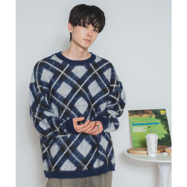 モヘアライク総柄BIGプルオーバー メンズ レディース | WEGO【MEN】 | 詳細画像6 