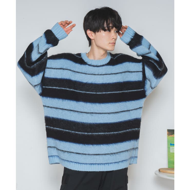 モヘアライク総柄BIGプルオーバー メンズ レディース | WEGO【MEN】 | 詳細画像14 