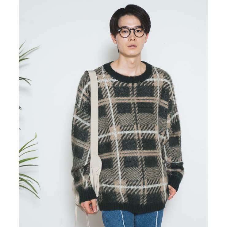 モヘアライク総柄BIGプルオーバー メンズ レディース | WEGO【MEN】 | 詳細画像17 