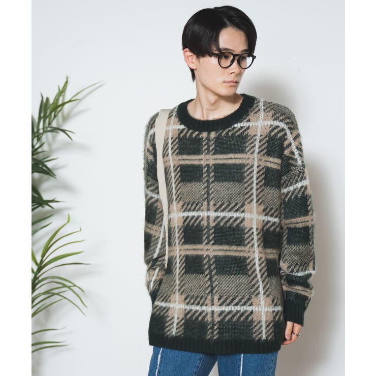 モヘアライク総柄BIGプルオーバー メンズ レディース | WEGO【MEN】 | 詳細画像18 