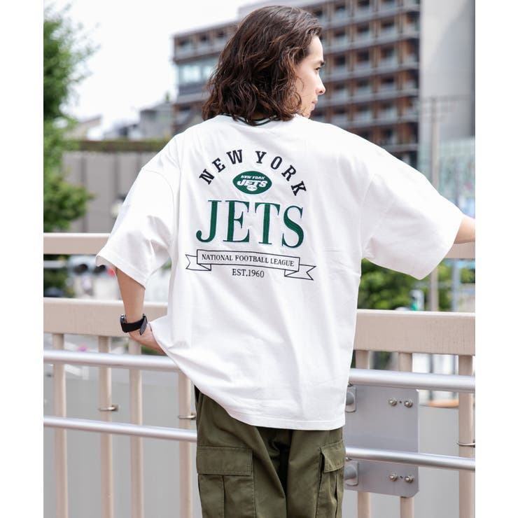 ホワイト】別注 NFL バック刺繍Tシャツ[品番：WG010088445]｜WEGO【MEN