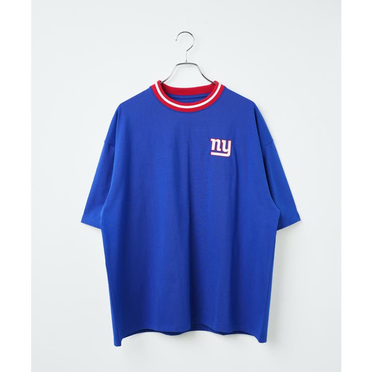 ブルー】別注 NFL バック刺繍Tシャツ[品番：WG010088445]｜WEGO【MEN