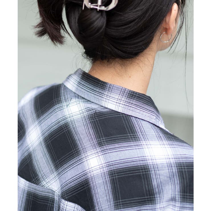 チェックBIGシャツ レディース 秋 | WEGO【WOMEN】 | 詳細画像8 