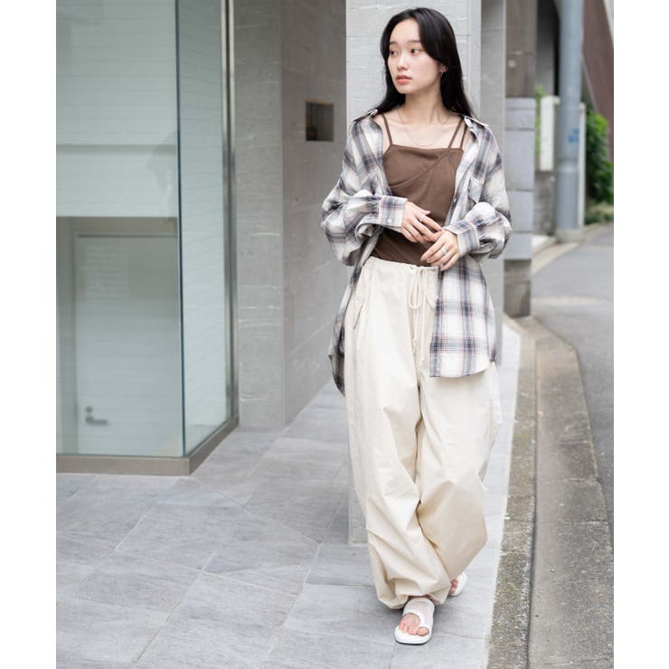 チェックBIGシャツ レディース 秋 | WEGO【WOMEN】 | 詳細画像12 