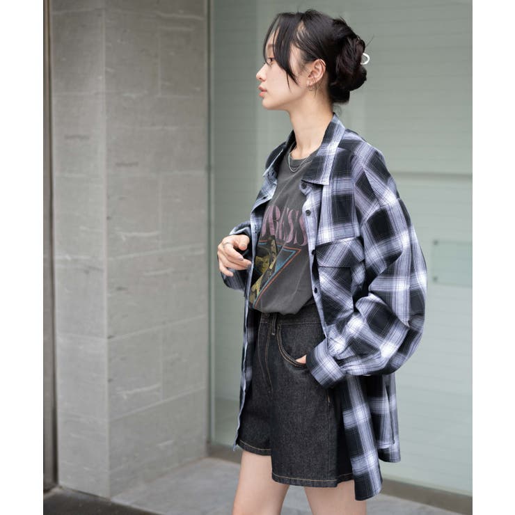 チェックBIGシャツ レディース 秋 | WEGO【WOMEN】 | 詳細画像20 