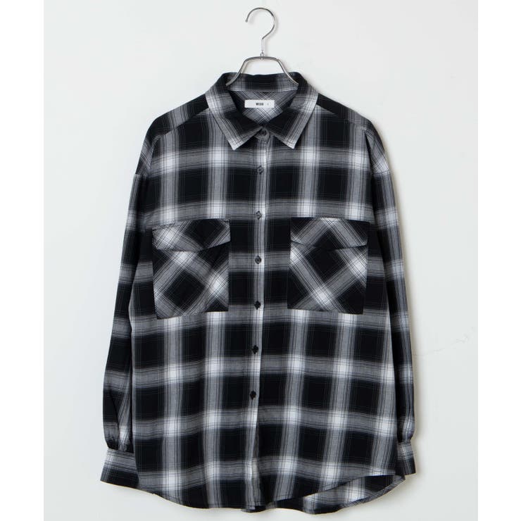 チェックBIGシャツ レディース 秋 | WEGO【WOMEN】 | 詳細画像25 