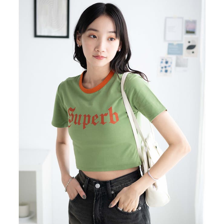 VICOLO 売れ筋商品|||ヴィコロ Tシャツ トップス レディース Tops Green 送料無料】 ヴィコロ レディース Tシャツ トップス Tops Green