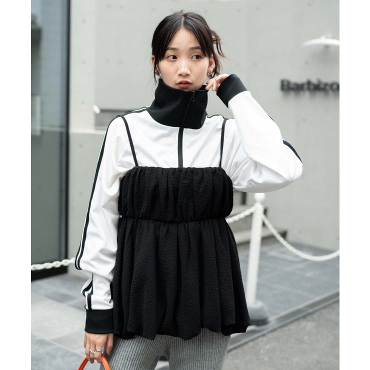 ホワイト | ショートトラックジャケット レディース 秋 | WEGO【WOMEN】