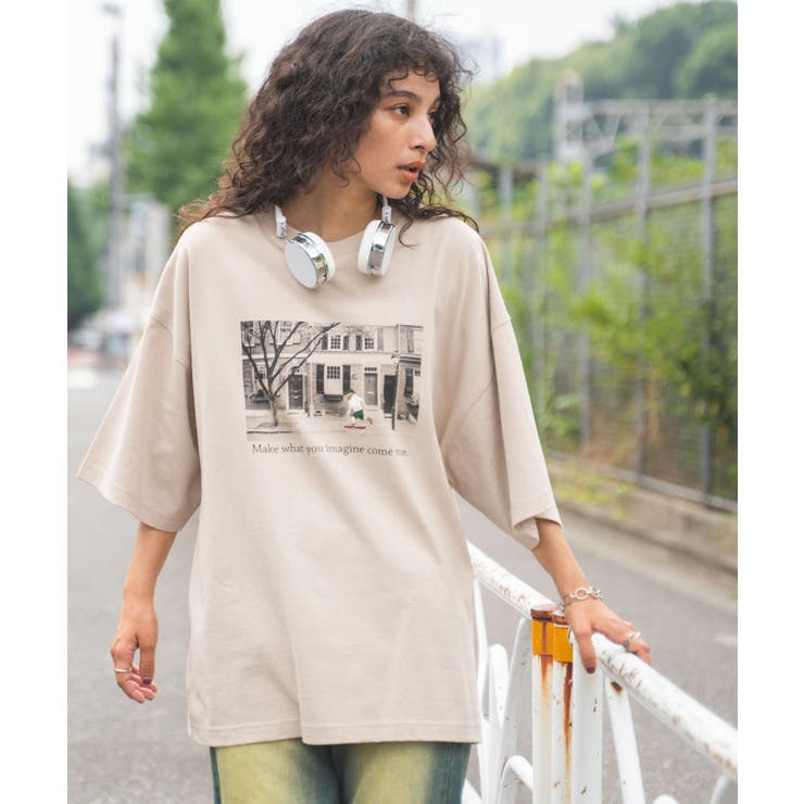 フォトモチーフヒゲT メンズ レディース | WEGO【MEN】 | 詳細画像2 