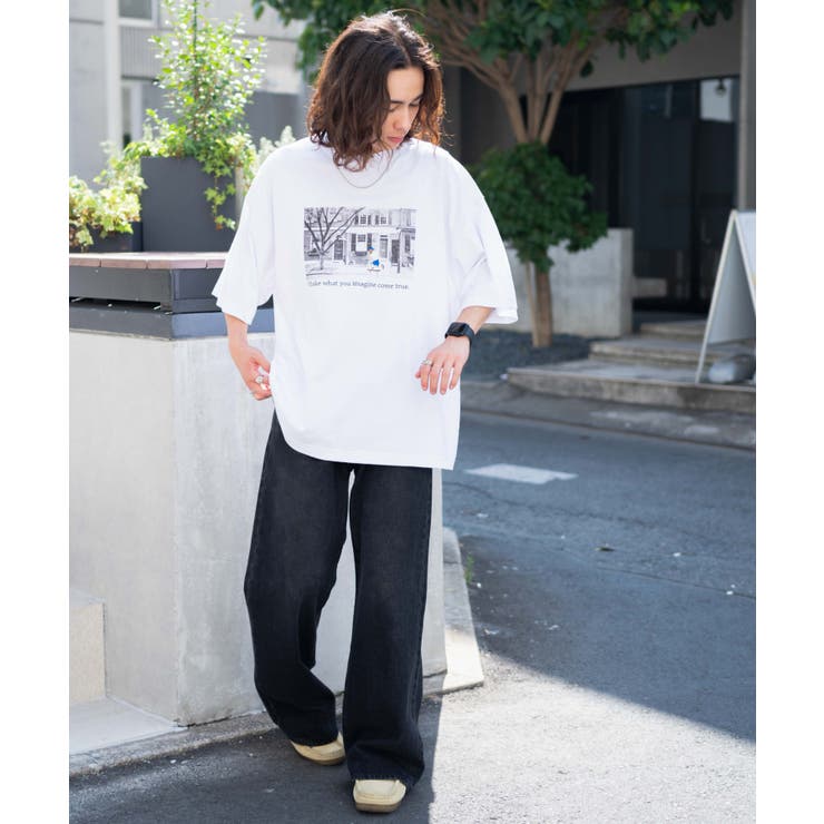 フォトモチーフヒゲT メンズ レディース | WEGO【MEN】 | 詳細画像6 