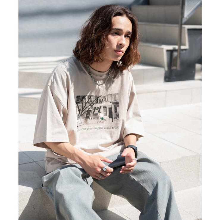 フォトモチーフヒゲT メンズ レディース | WEGO【MEN】 | 詳細画像14 
